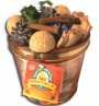 Coppertop Pail Mixed Gift Basket