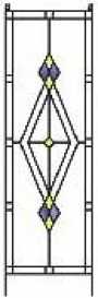 Bronze Highland Trellis 24"" x 72""
