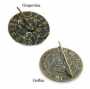 Old World Brass Sundial Gothic