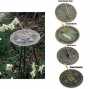 Brass Sundial Flowers 10in