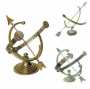 Brass Armillary Sundial Fleur