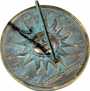 Brass Sunrise - Sunset Sundial