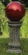 Pillar Gazing Ball Stand 20in