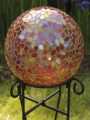 Tear Drop Mosaic Gazing Ball Opal