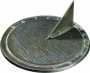 Day Sailor Sundial Verdigris