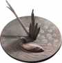 Loon Sundial Verdigris