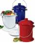 Kitchen Compost Crock, Cobalt Blue