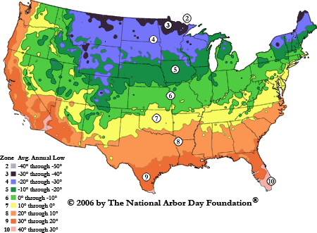 2006 hardiness zones